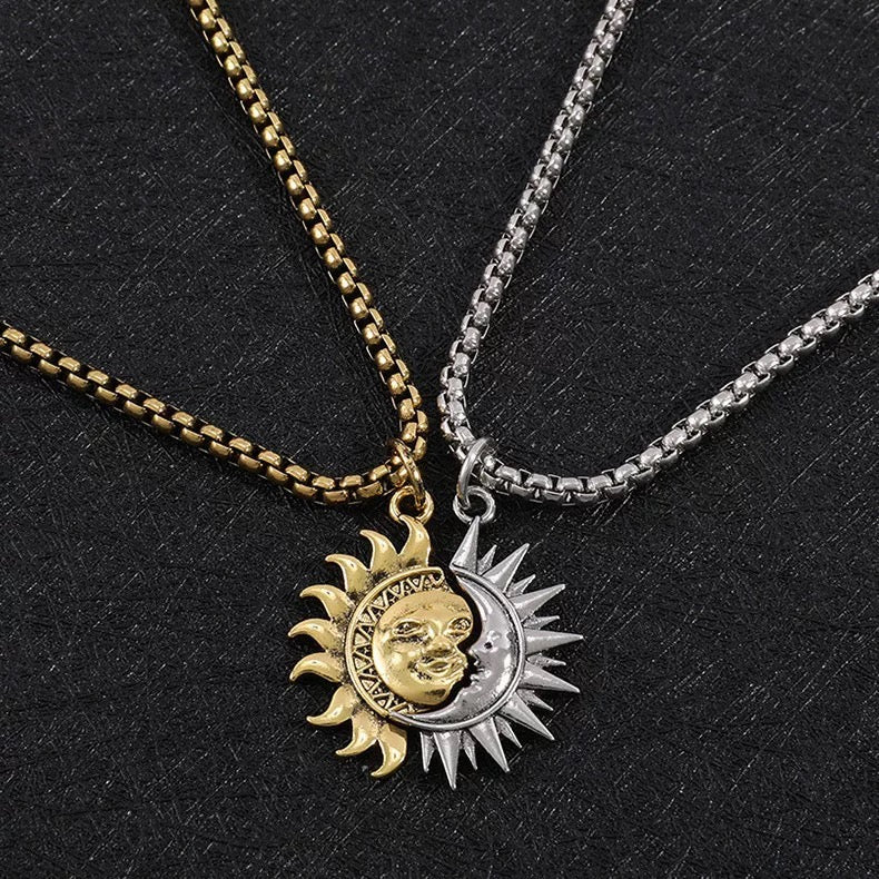 Sun & Moon Matching Necklaces