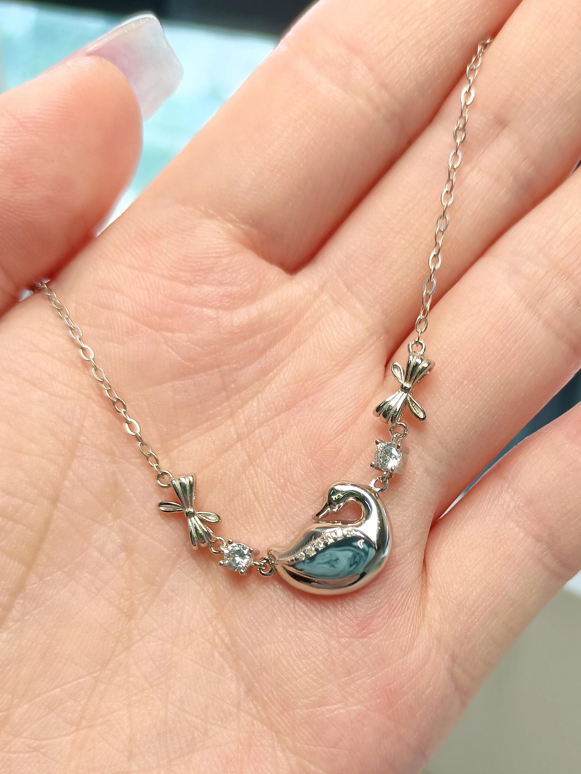 Twilight Swan Necklace