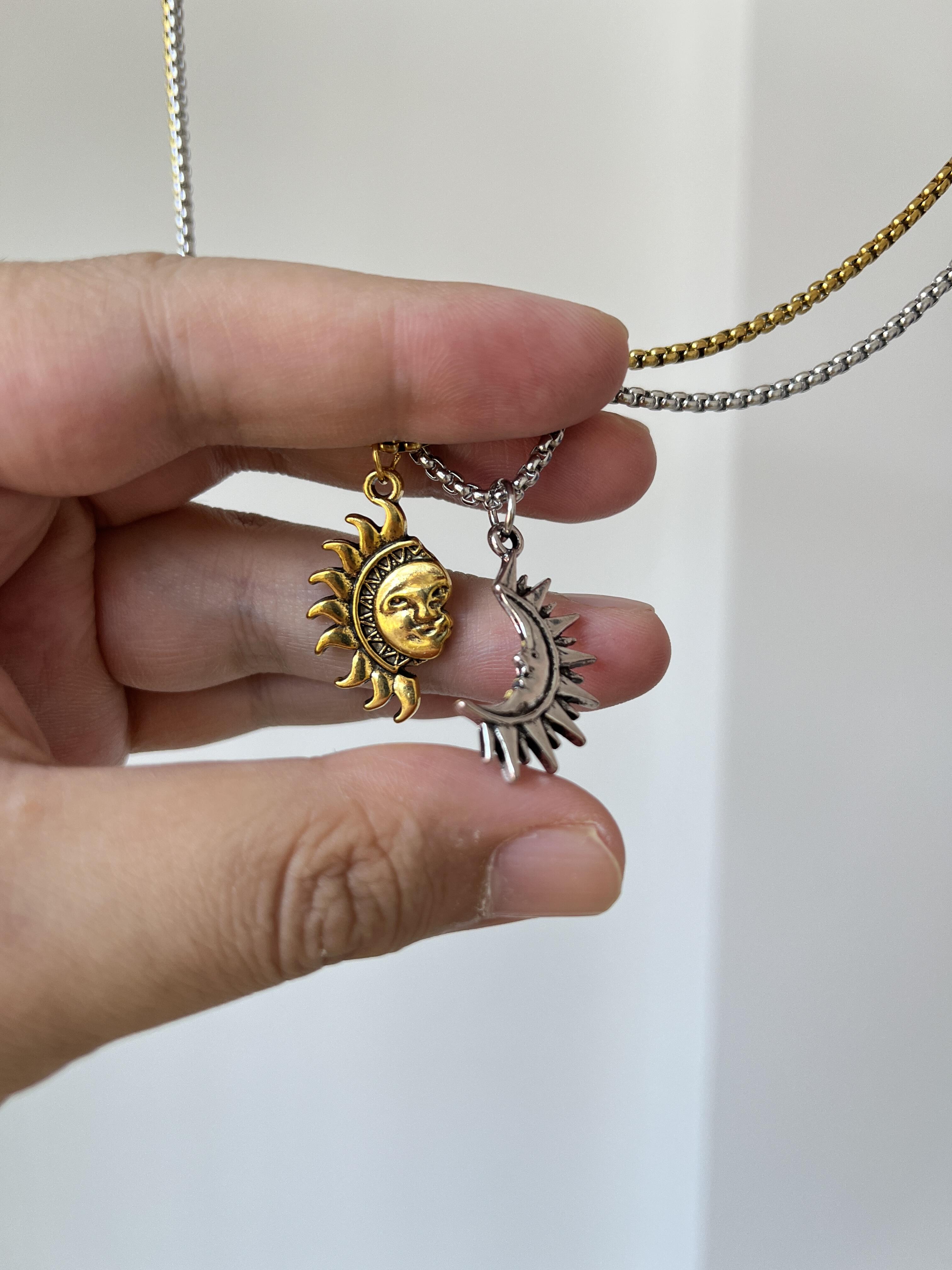 Sun & Moon Matching Necklaces